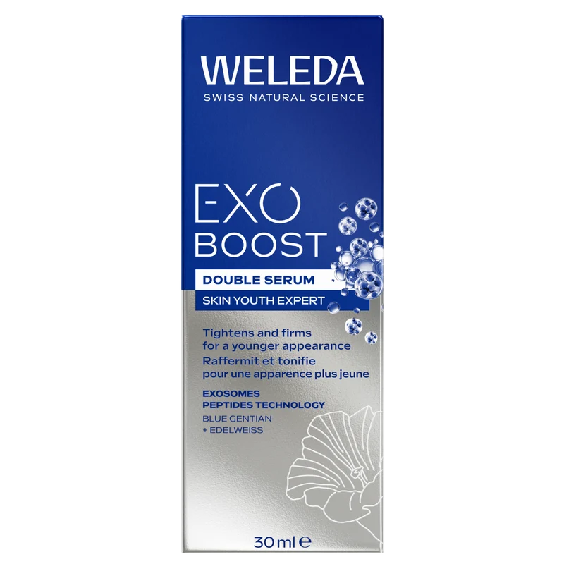 Weleda Exo boost double serum blauwe gentiaan 30 ml