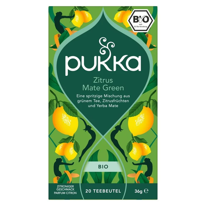 Pukka Citrus Yerba Green bio 20 zakjes
