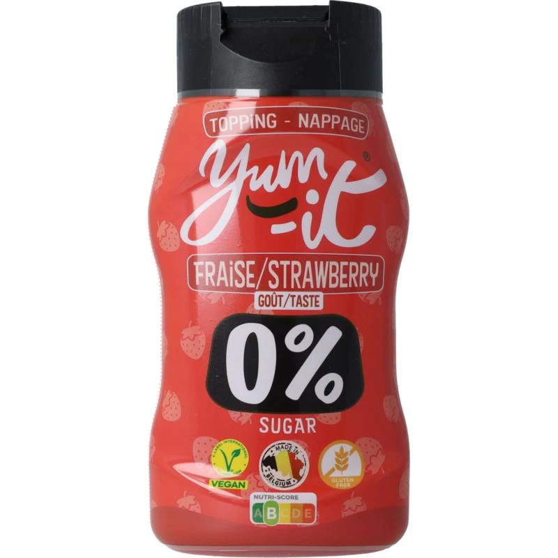 Yum-It AARDBEI TOPPING 300 gram