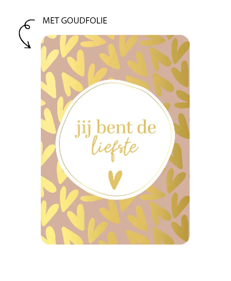 Kaart Jij Bent De Liefste