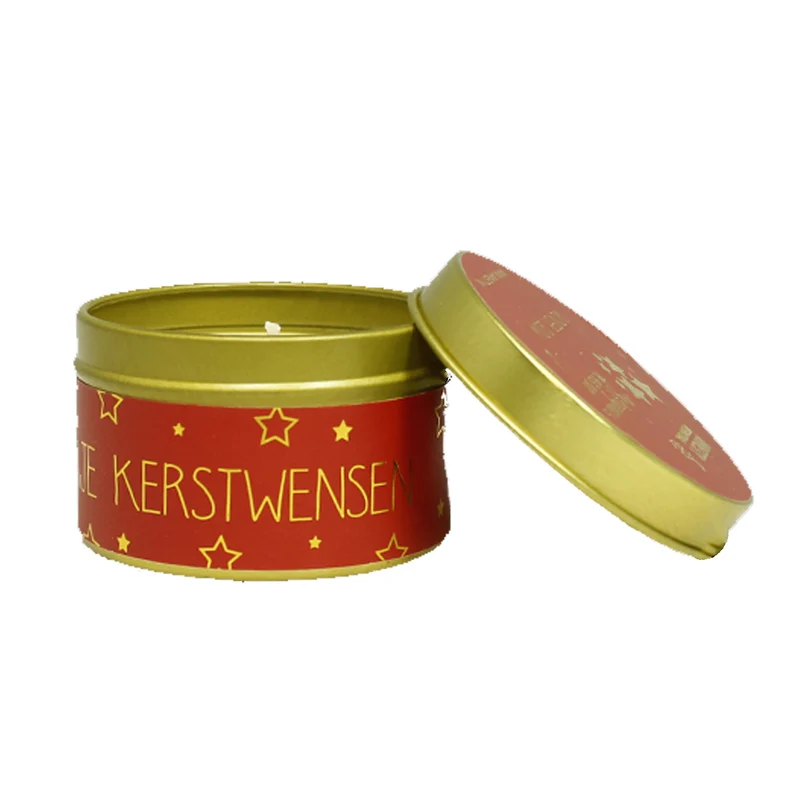 Geurkaars In Blik - Een Blikje Kerstwensen