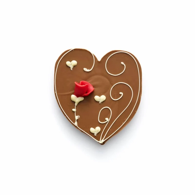 Brievenbus chocolade hart (verkrijgbaar in melk/wit/puur)