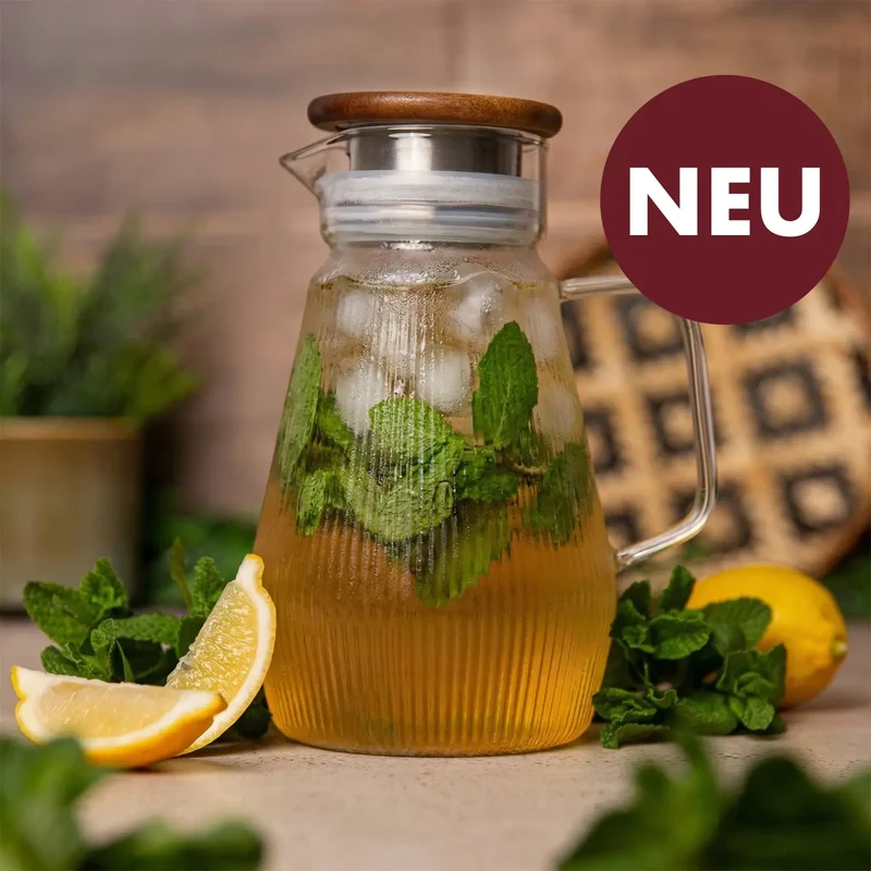 Glas Eisteekaraffe (1,5L)