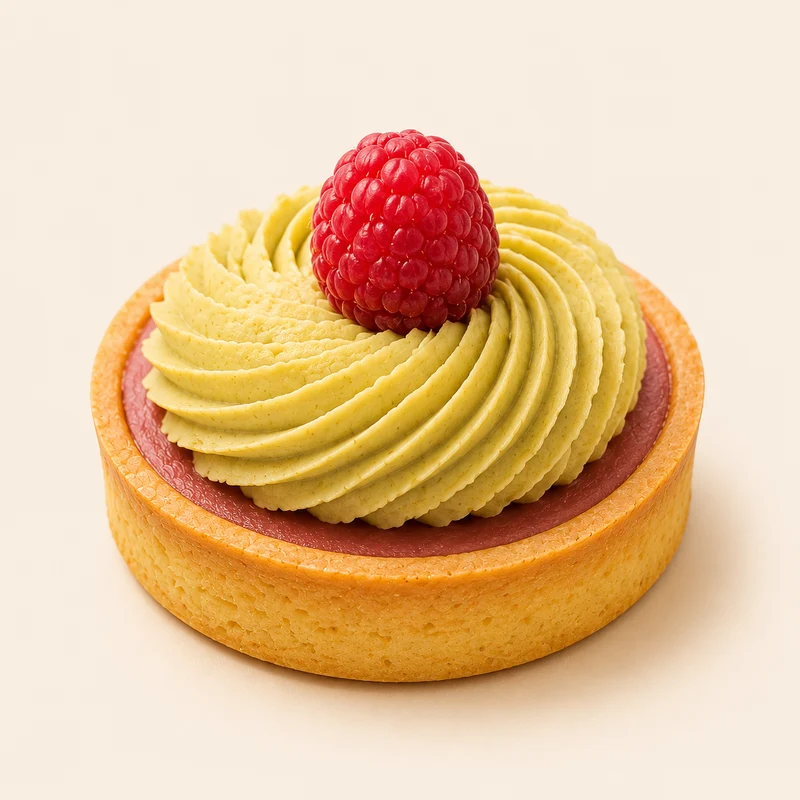 Pistache Framboos Tartelette