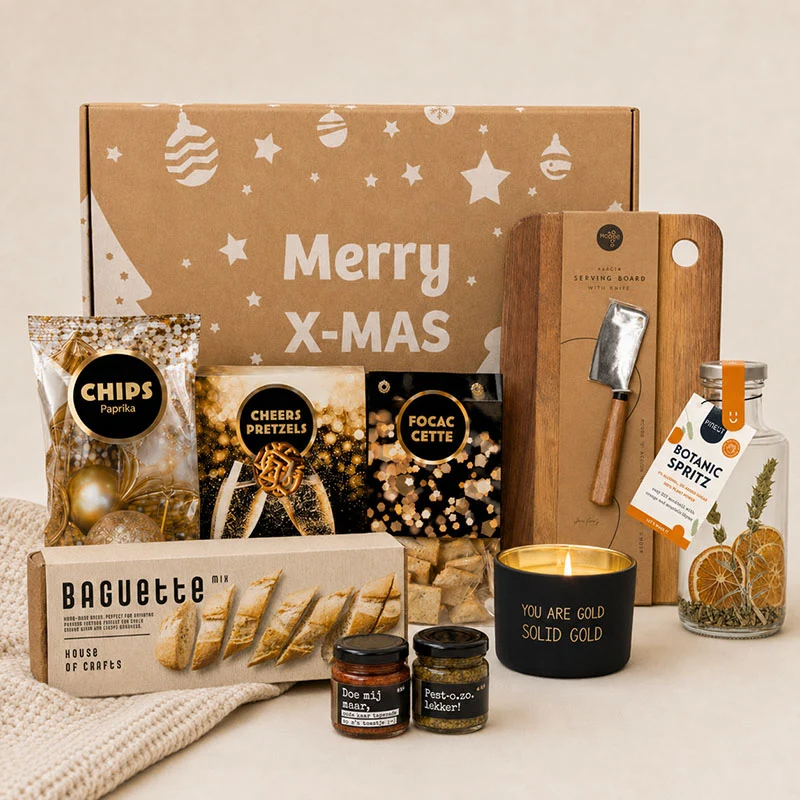 Kerstpakket Borrel & Geniet