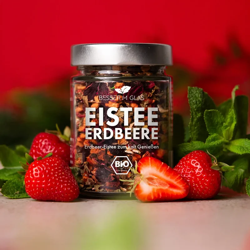 Eistee Erdbeere