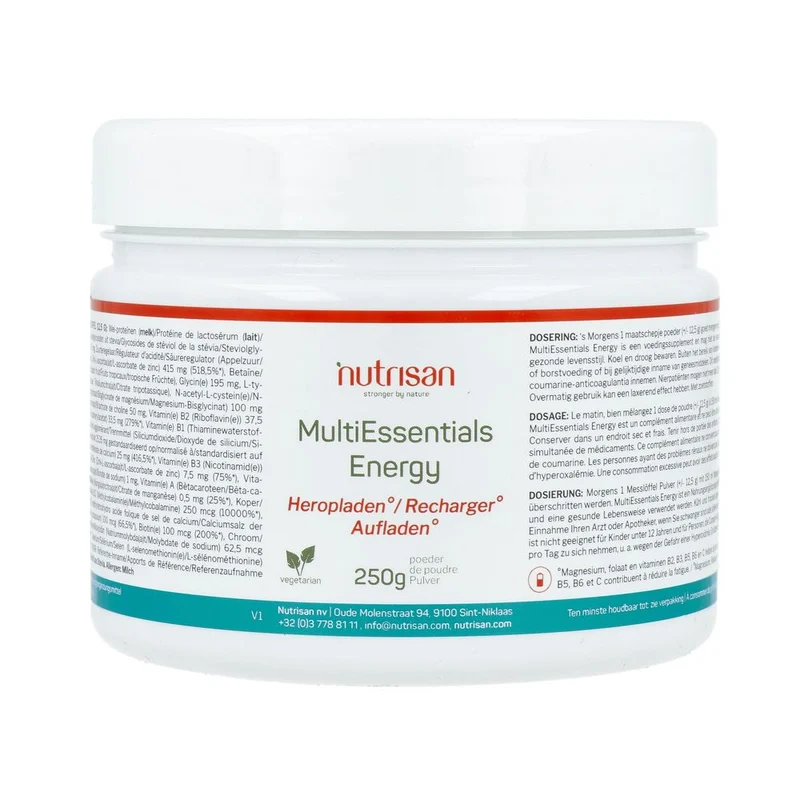 Nutrisan MultiEssentials Energy 250 gram