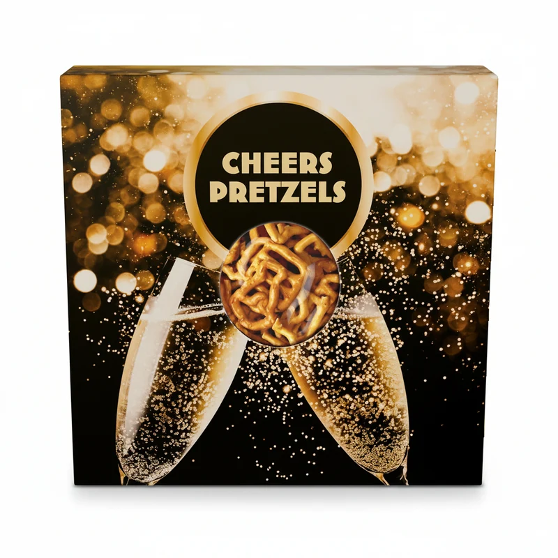 We Like to Party Cheers pretzels