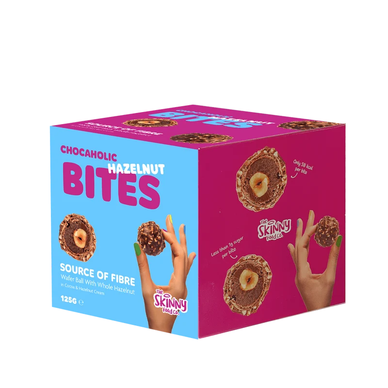 Skinny Chocaholic Hazelnut Bites 125g