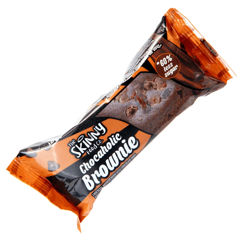 (Opruiming, ten minste houdbaar tot augustus 2026) Skinny (HFSS-conform) Vezelrijke chocolade-vanillebrownie 48 g