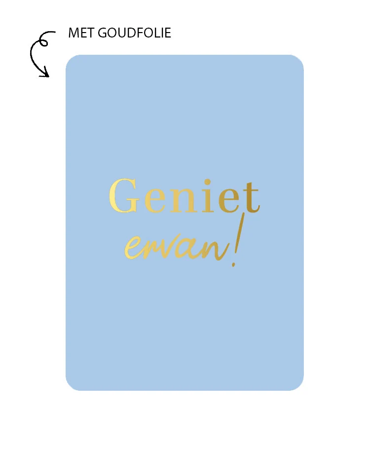 Kaart Geniet Ervan
