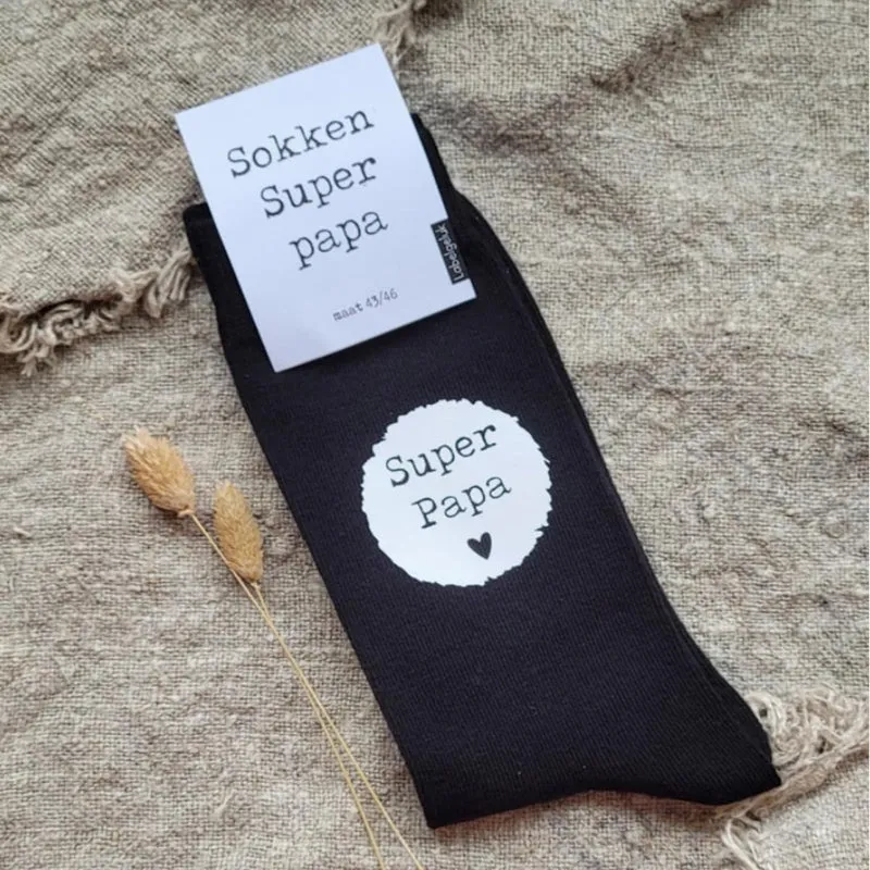 Sokken - Super Papa - Maat 43-46