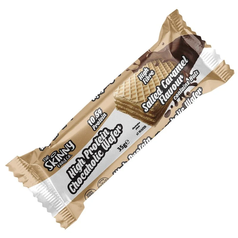Skinny Chocaholic Zoute Karamel High Protein Wafer 35g