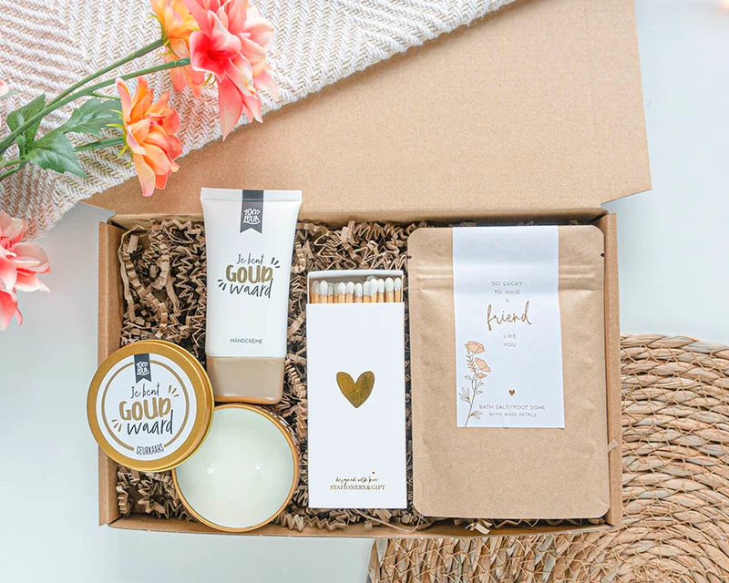 Brievenbuscadeau - Cadeau Vriendin - Jij Bent Goud Waard