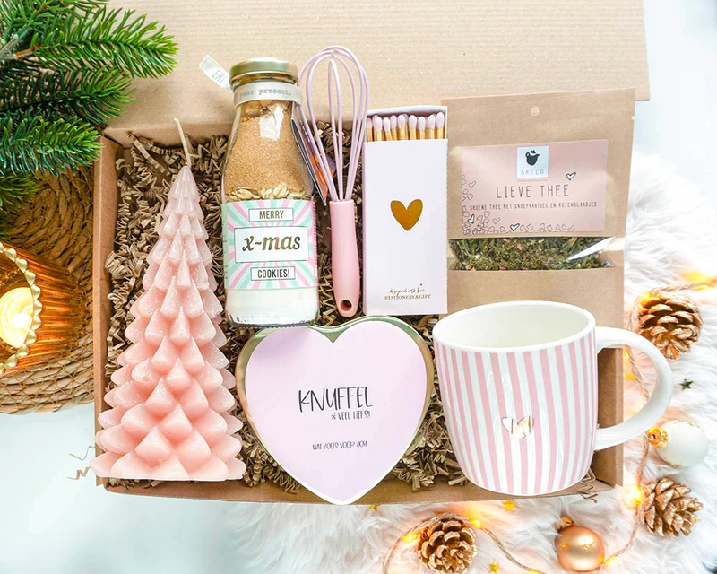 Cadeaupakket – Kerstcadeau Vrouw – Zoet Kerstgeluk