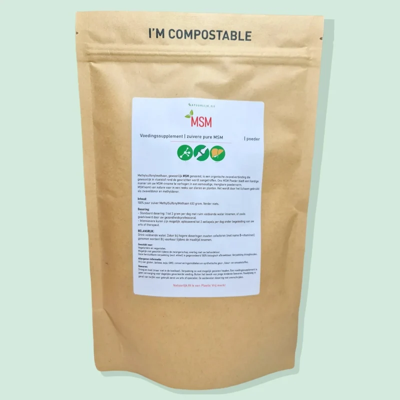 Natuurlijk.fit MSM poeder 200 gram