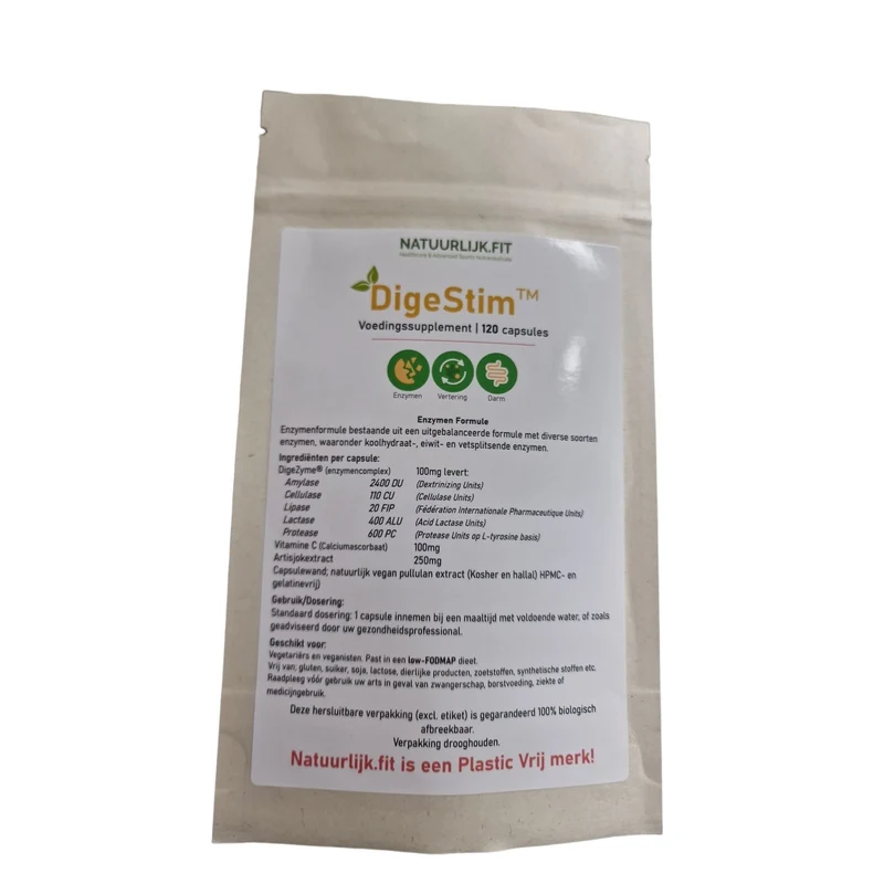Natuurlijk.fit Digestim enzymen complex 120 vcaps