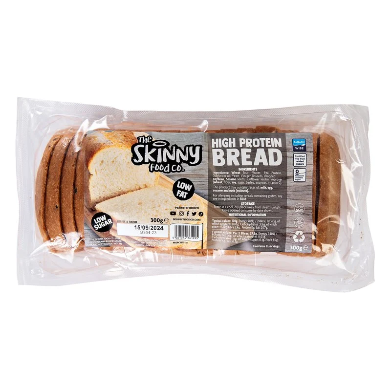 Skinny High Protein Witbrood - 300 g - 10 g eiwit per portie