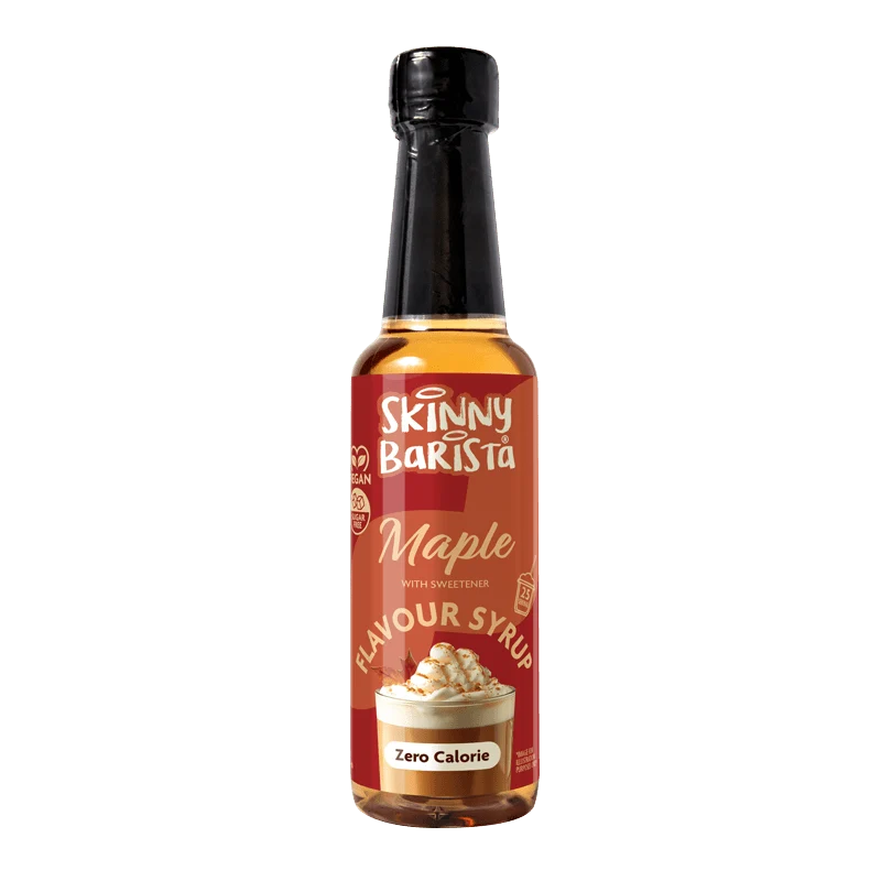 Skinny Barista Ahornsiroop - Suikervrije, calorievrije koffiesiroop - 250 ml - Limited Edition