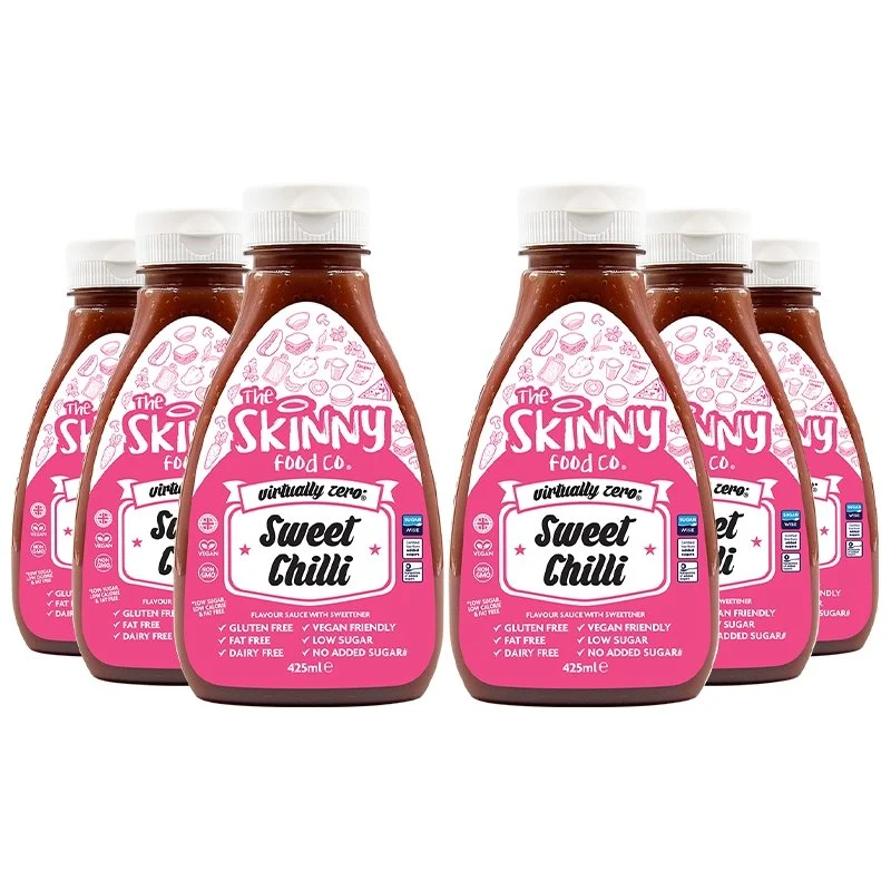 Case Sweet Chilli Virtually Zero © Calorie Skinny Sauce - 425 ml x 6 stuks