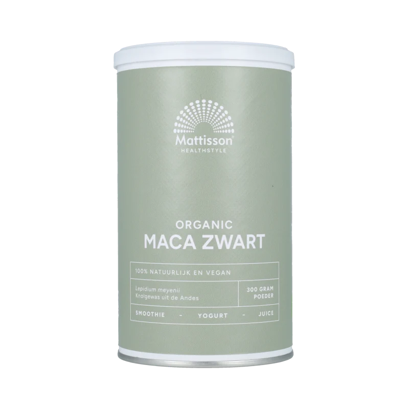 Mattisson Organic Maca Zwart 300 gram