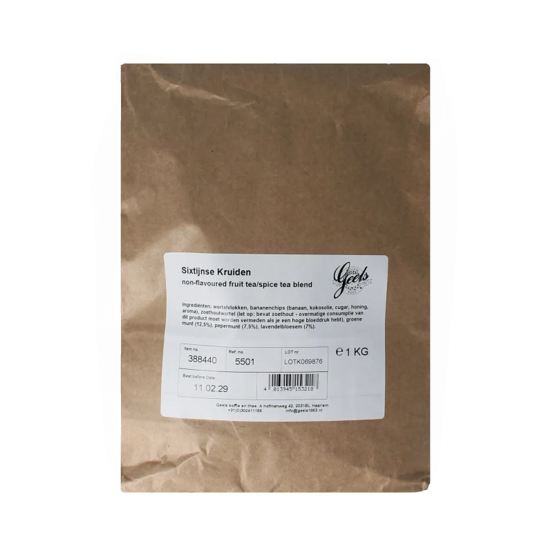 Geels koffie en thee Sixtijnse kruiden 1 kg