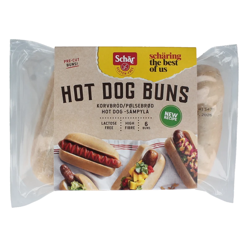 Schar Hotdog broodjes glutenvrij 240 gram