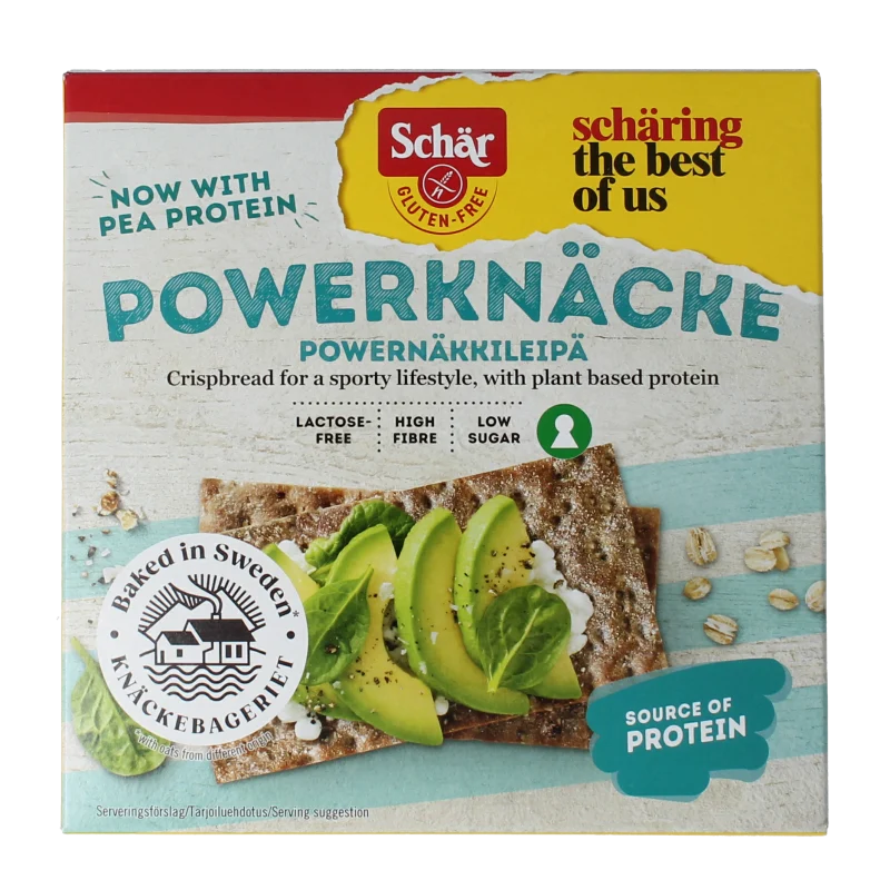 Schar Powerknacke glutenvrij 225 gram