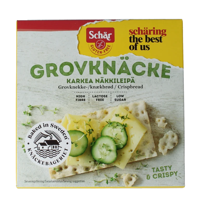 Schar Knackebrod vezelrijk glutenvrij 215 gram