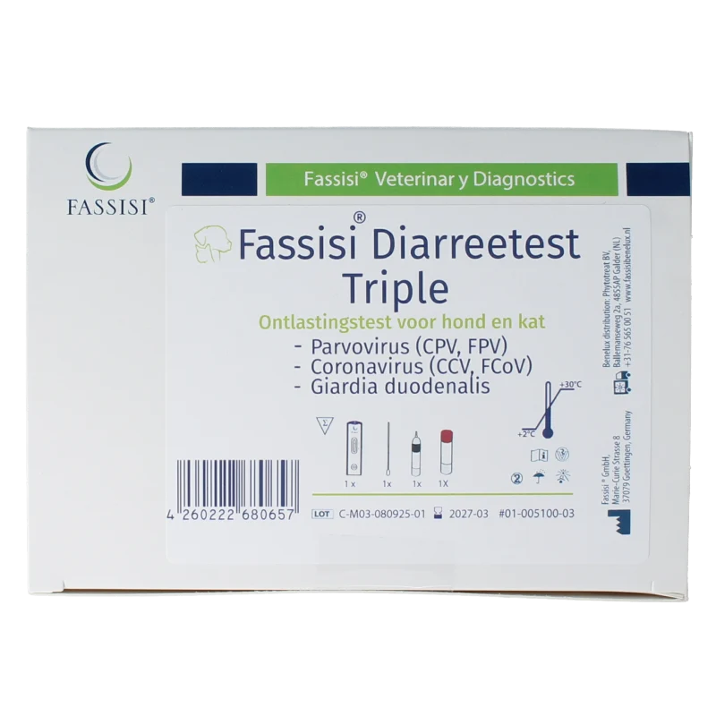 Fassisi Diarree sneltest triple