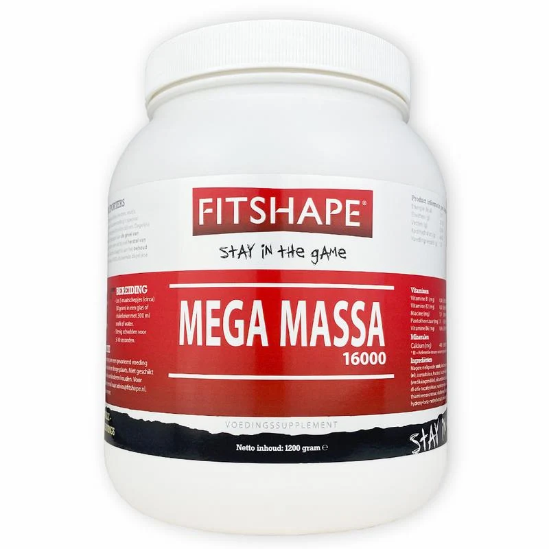 Fitshape Mega 16000 I banaan 1.2 kg