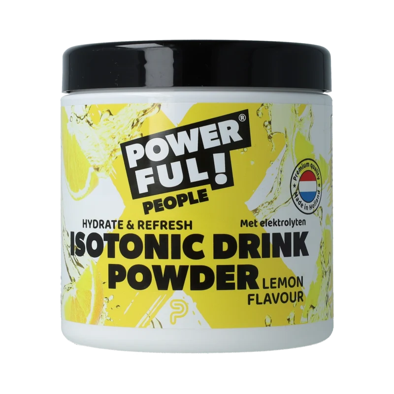 Powerful People Isotonic drink powder lemon flavour 250 gram