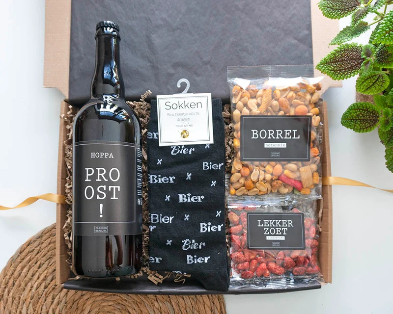 Cadeaupakket - Cadeau Man - Bier Borrelpakket