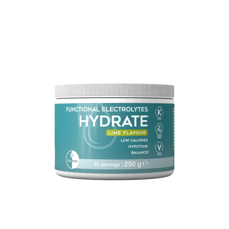 Go-Keto Elektrolytes drink poeder hydratatie limoen 250 gram