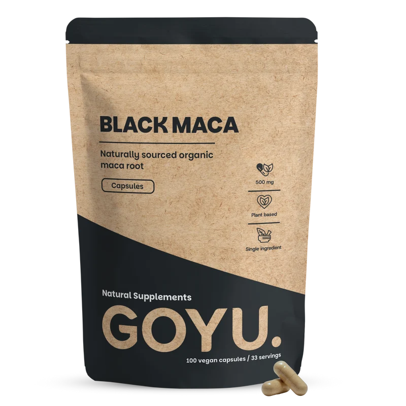 Goyu Zwarte maca 500 mg bio 100 capsules