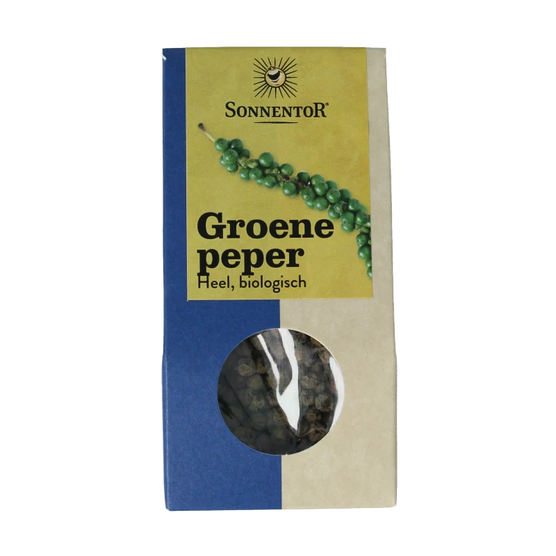 Sonnentor Groene peperkorrels bio 20 gram