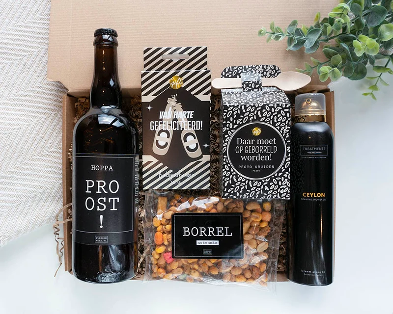 Cadeaupakket – Proost & Gefeliciteerd
