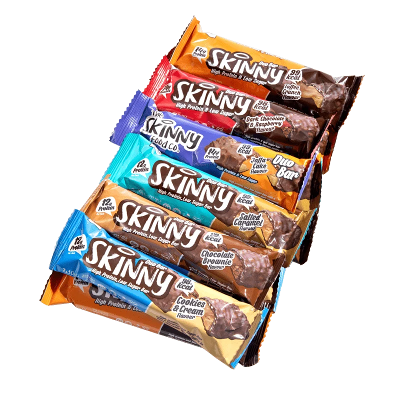 Eiwitarme duorepen met laag suikergehalte - Variatiepakket (12 x 60g)