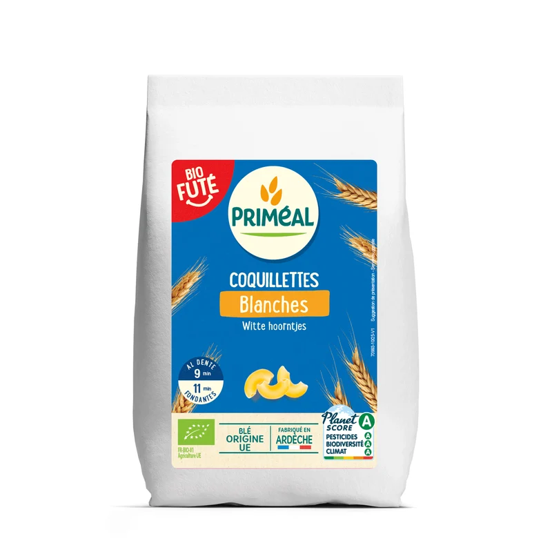 Primeal Witte macaroni elleboogjes bio 1 kg