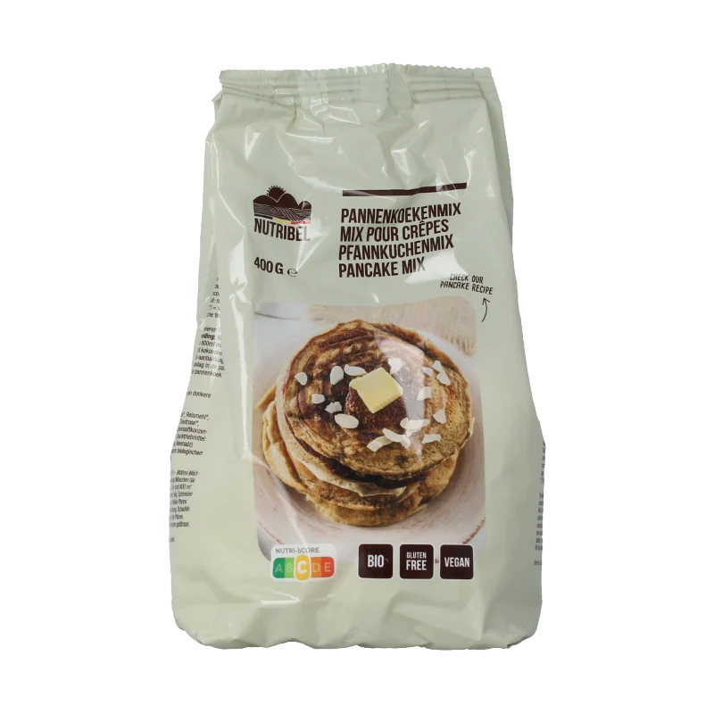 Nutribel Pannenkoekenmix glutenvrij bio 400 gram
