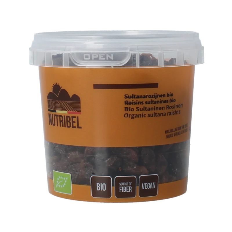 Nutribel Rozijnen sultana bio 200 gram