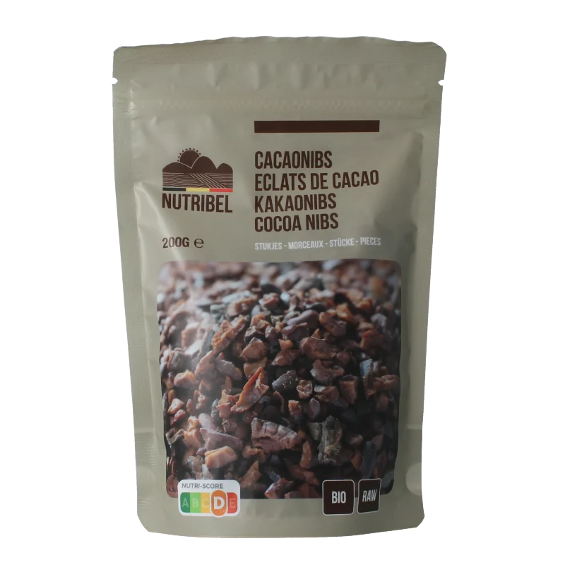 Nutribel Cacao nibs raw bio 200 gram