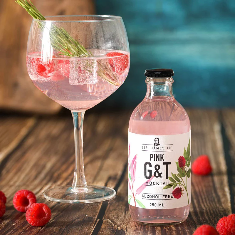 Sir James 101 Mocktail Pink G&T Alcoholvrij