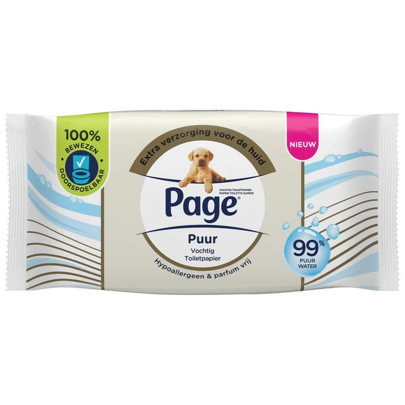 Page Vochtig Toiletpapier Puur 38 stuks