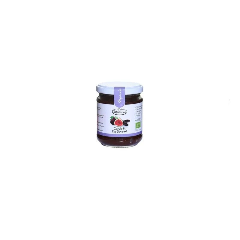 De La Mediterranee Carobe En Vijgenpasta 190 gram