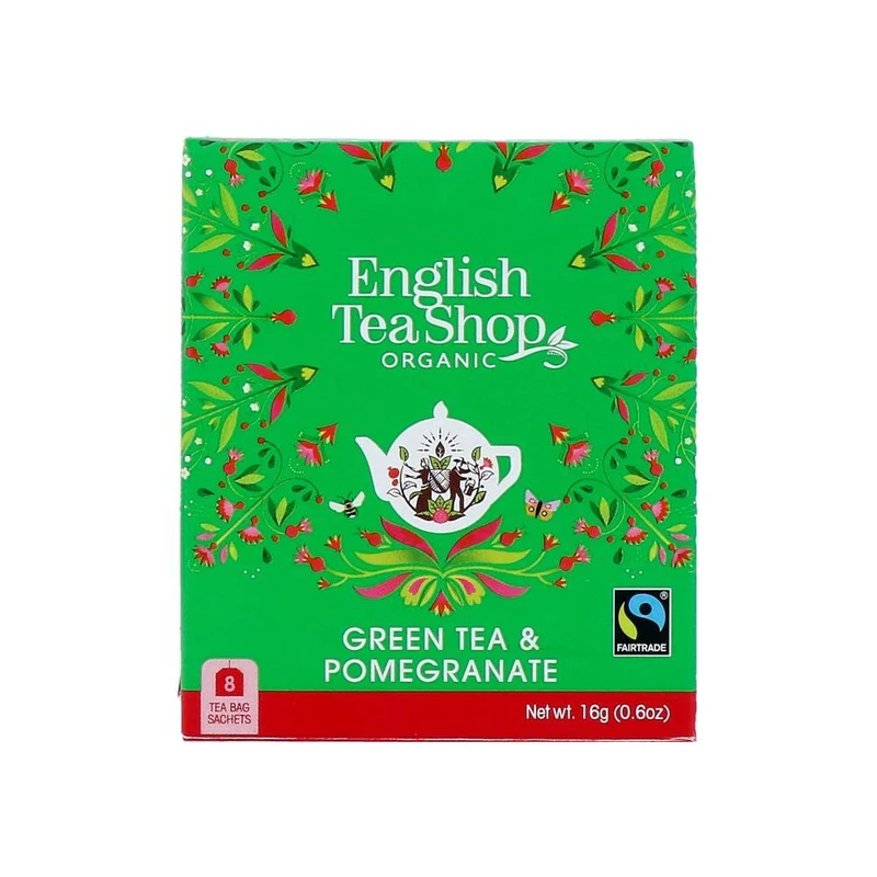 Green Tea & Pomegranate 8 zakjes