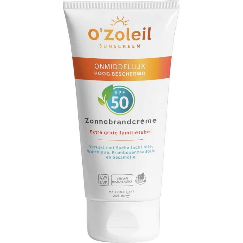 O'Zoleil Zonnebrandcrème Familieverpakking SPF50 250 ml