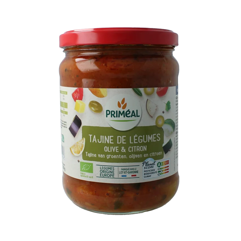 Primeal Groentetagine met olijven en citroen 500 gram