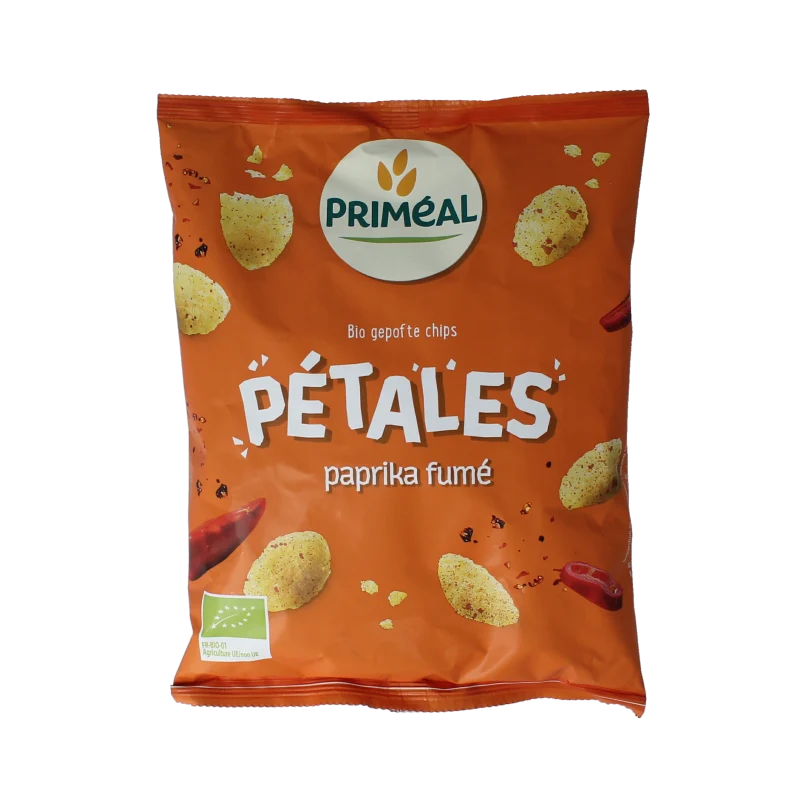 Primeal Chips gerookte paprika bio 75 gram