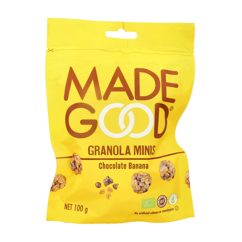 Made Good Granola minis chocolate banana bio 100 gram